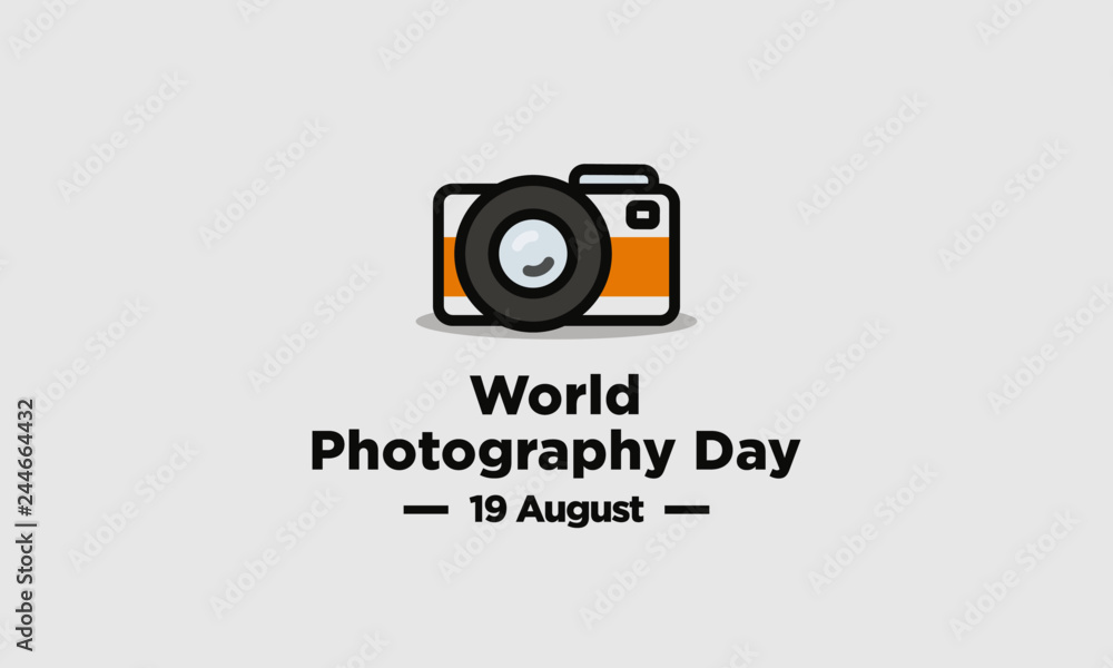 World Photography Day 19 August Poster Design