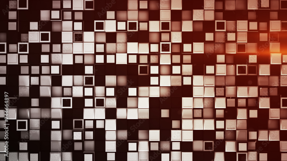 Wall of white and black 3D boxes abstract background Wall of white and black 3D boxes abstract background