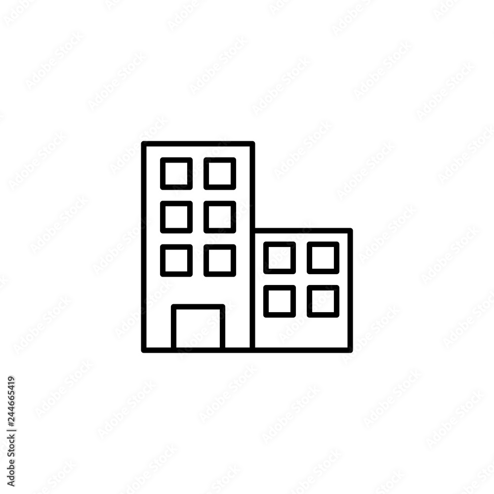 building icon vector building icon vector