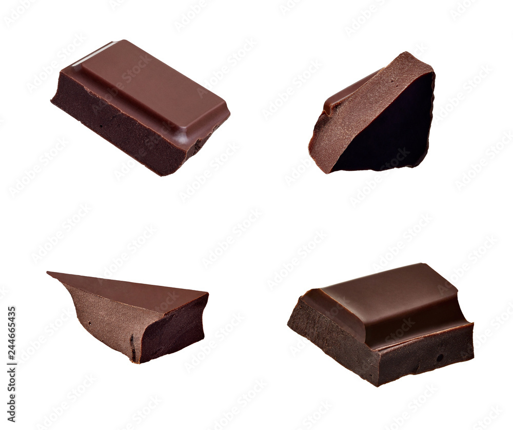 chocolate piece sweet food dessert falling chocolate piece sweet food dessert falling