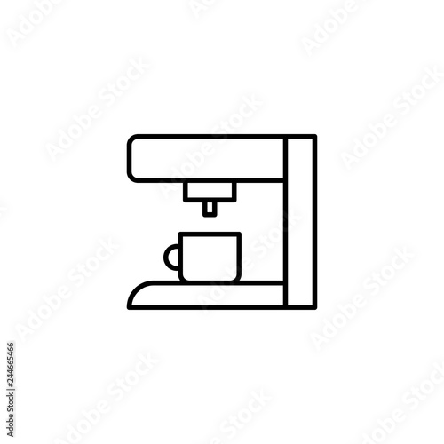 coffee machine icon vector