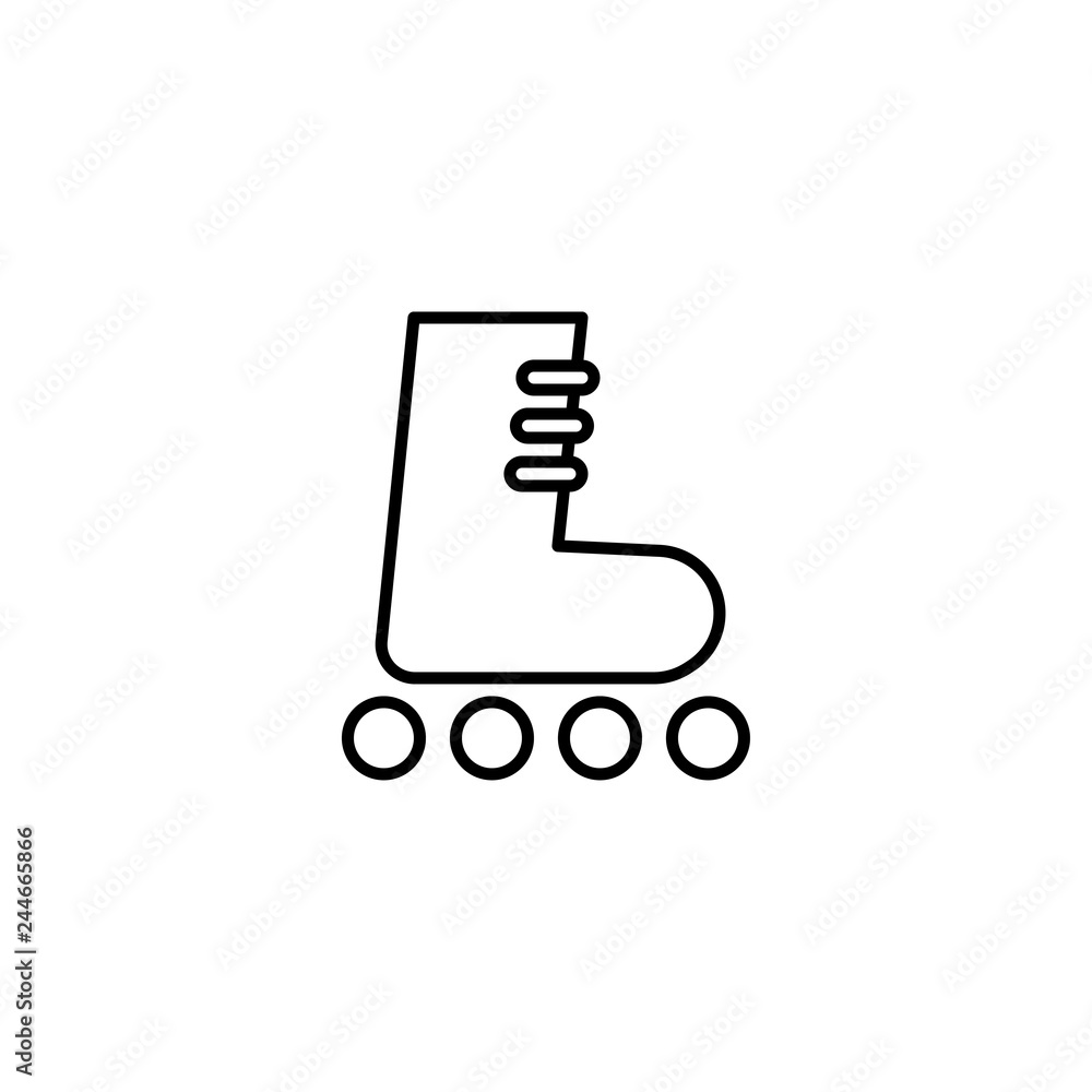 roller skate icon vector roller skate icon vector