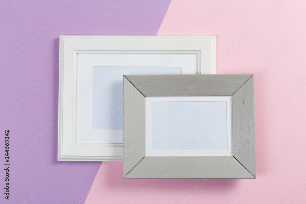 frames on pink and violet background frames on pink and violet background