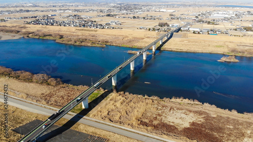 埼玉大橋　ドローン空撮