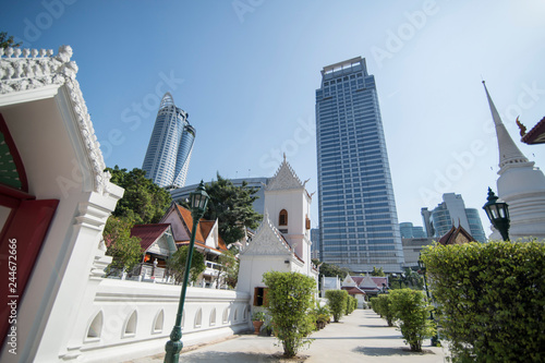 Canvas Print THAILAND BANGKOK WAT PATHUM WANARAM