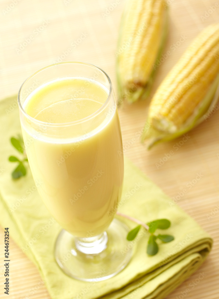 Fresh drinks, Corn juice Fresh drinks, Corn juice