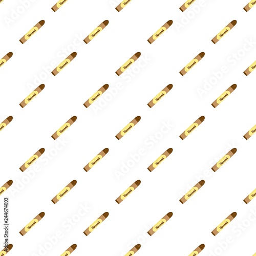 Luxury cuban cigar havana icon. Flat illustration of luxury cuban cigar havana vector icon for web design