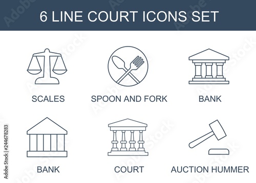 court icons