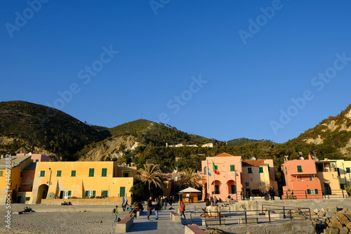 glimpse of the Ligurian coast of Varigotti