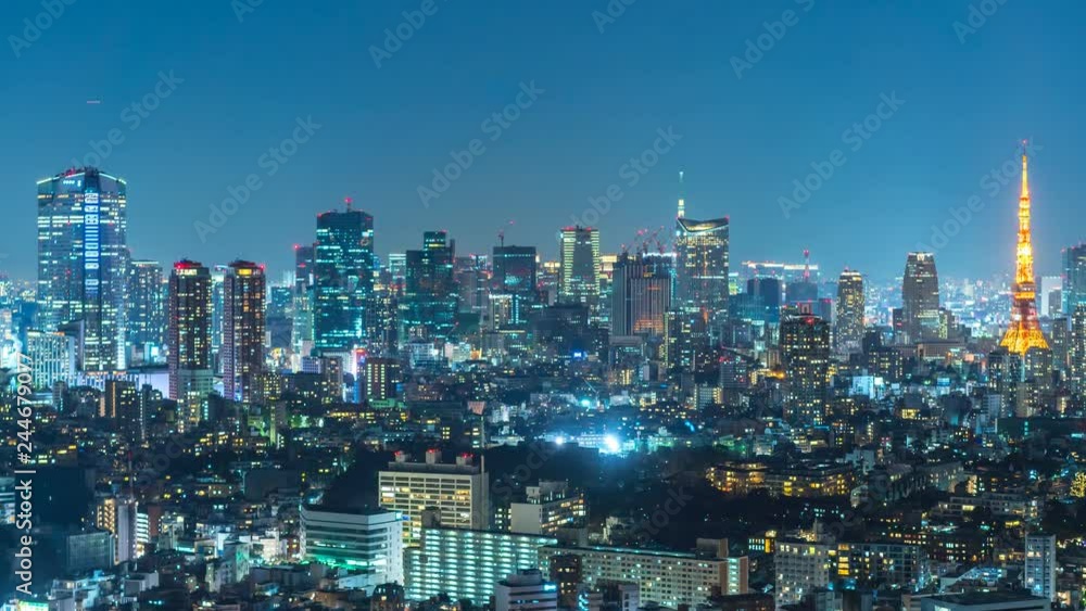 4K・東京風景・タイムラプス