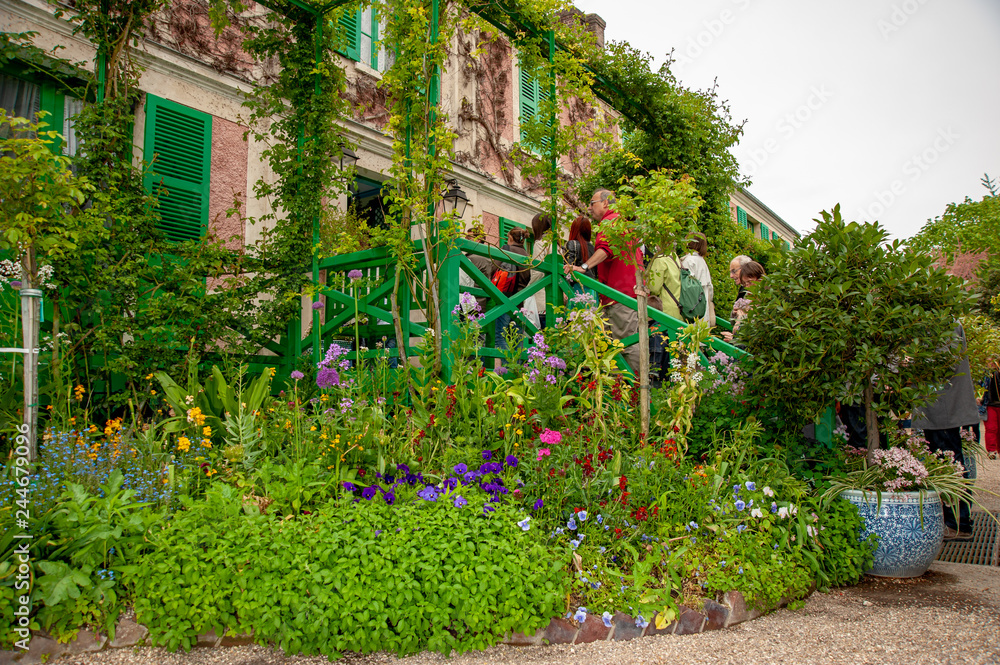 Naklejka premium Giverny , maison Monet