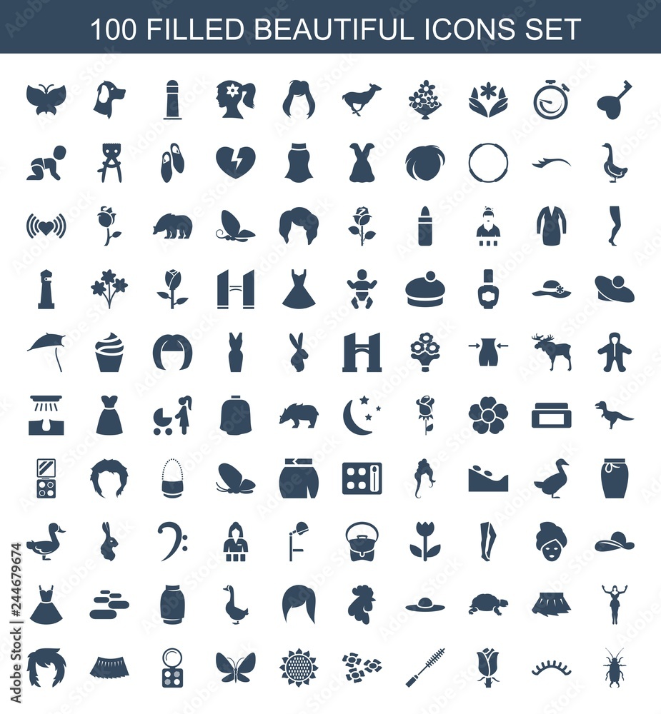 100 beautiful icons 100 beautiful icons