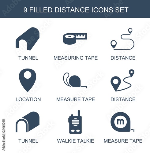 distance icons