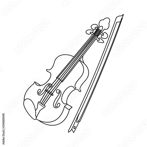 Isolated object of music and tune logo. Collection of music and tool stock symbol for web.