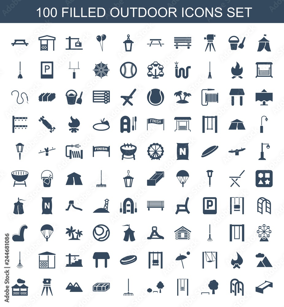 outdoor icons outdoor icons