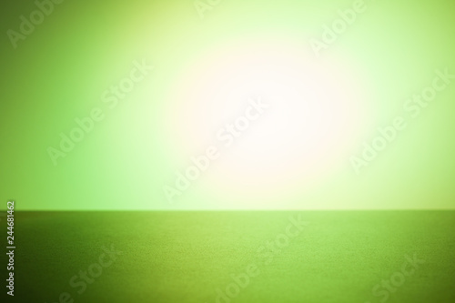 Product placement green background