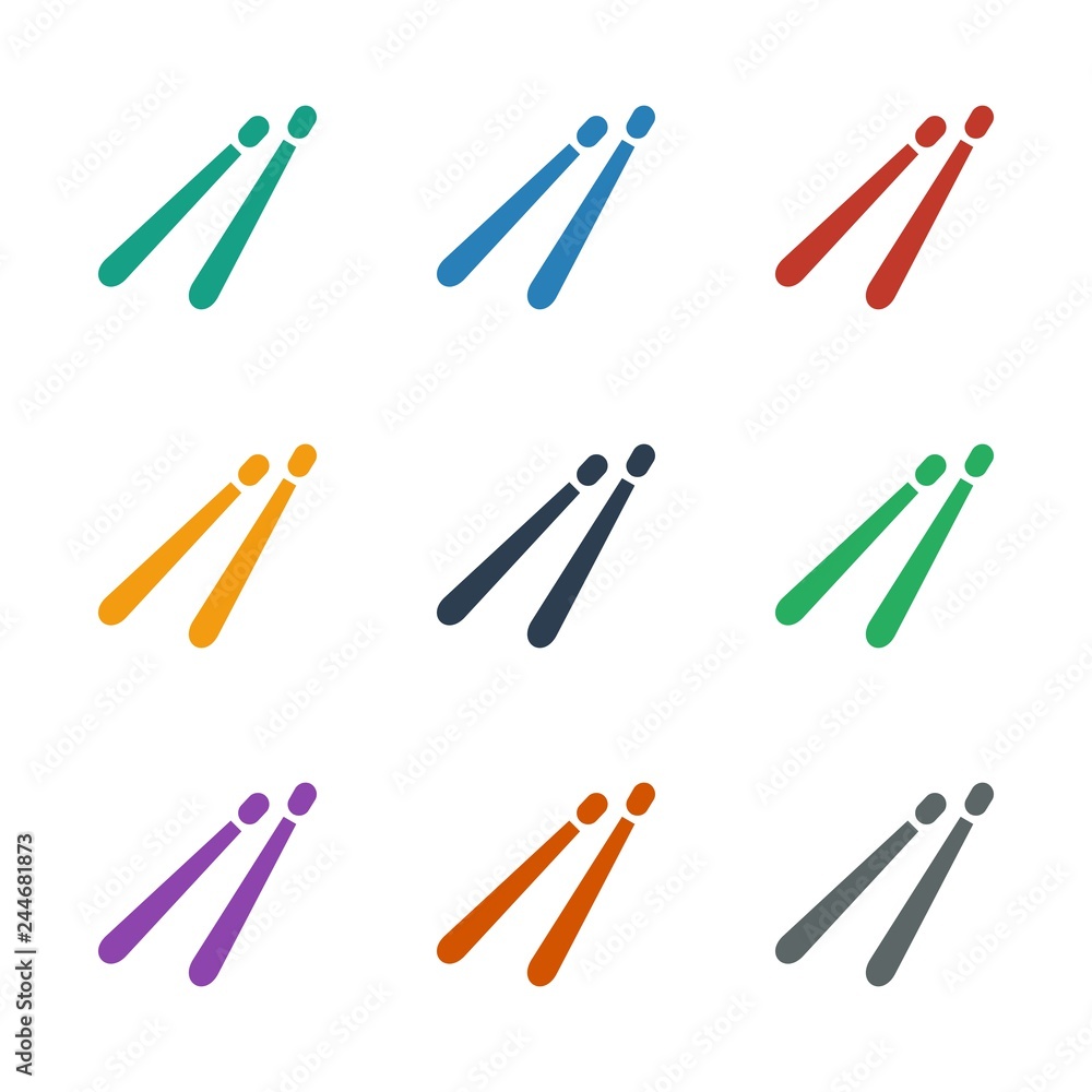 drum stick icon white background drum stick icon white background