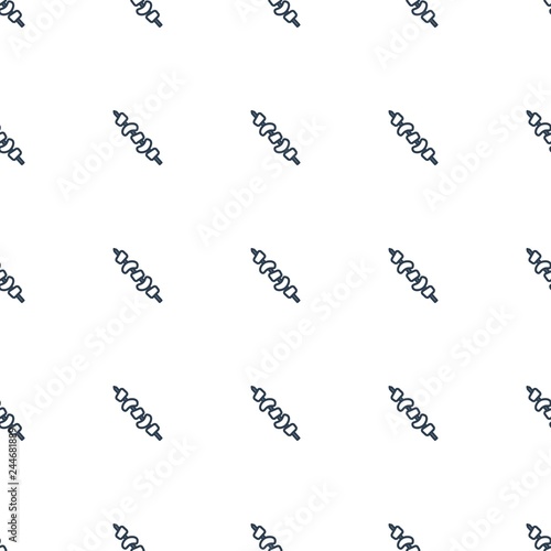 kebab icon pattern seamless white background