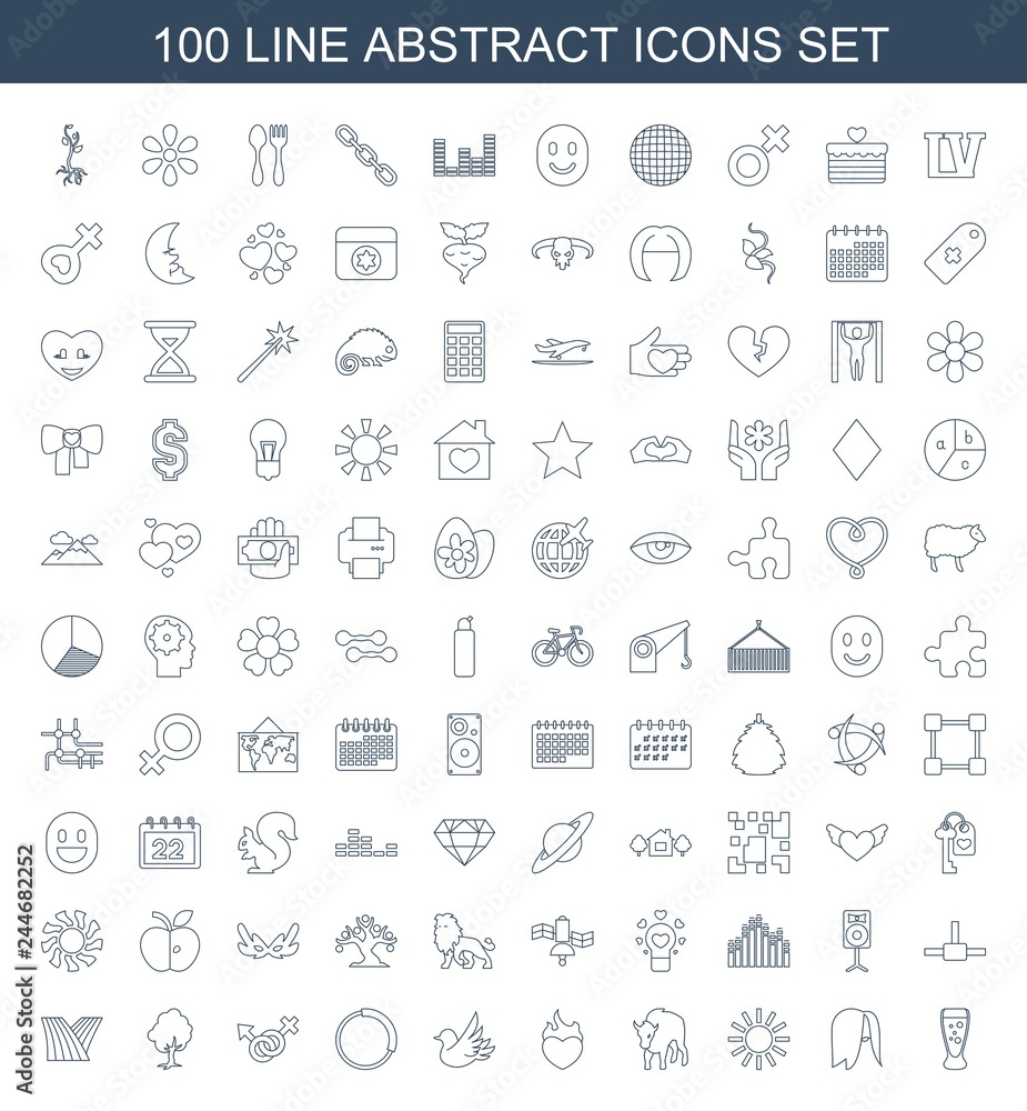 abstract icons abstract icons