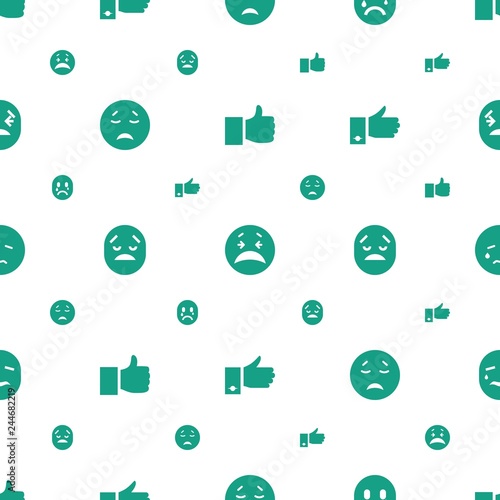 facebook icons pattern seamless white background