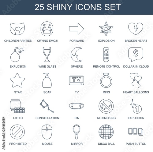 shiny icons