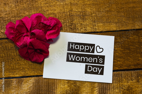 international women day. Greeting card