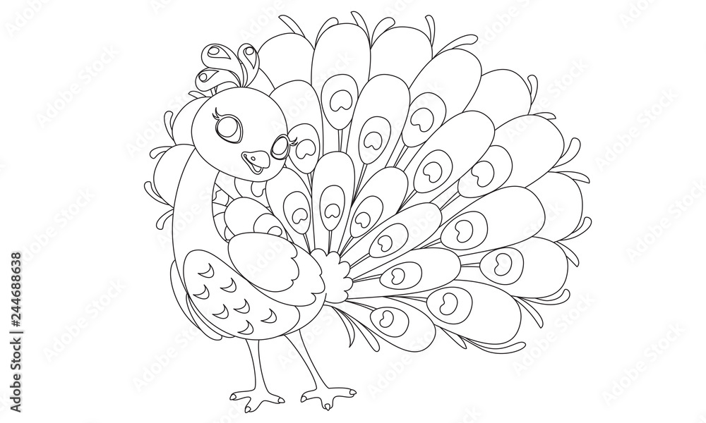Dot To Dot Drawing Peacock Easy Drawing Peacock For Children Stock  Illustration - Download Image Now - iStock