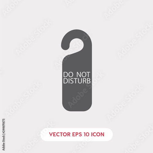 don't disturb icon vector