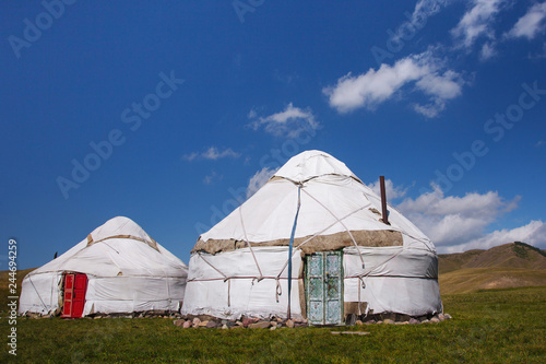 Yurts. National dwelling of nomadic peoples of Asia © Alex Sipeta