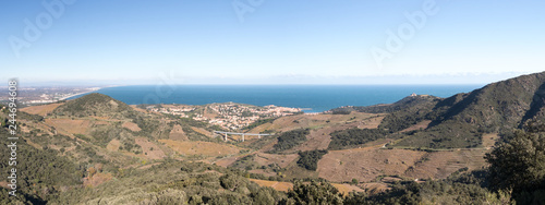 Grand panoramique sur Collioure