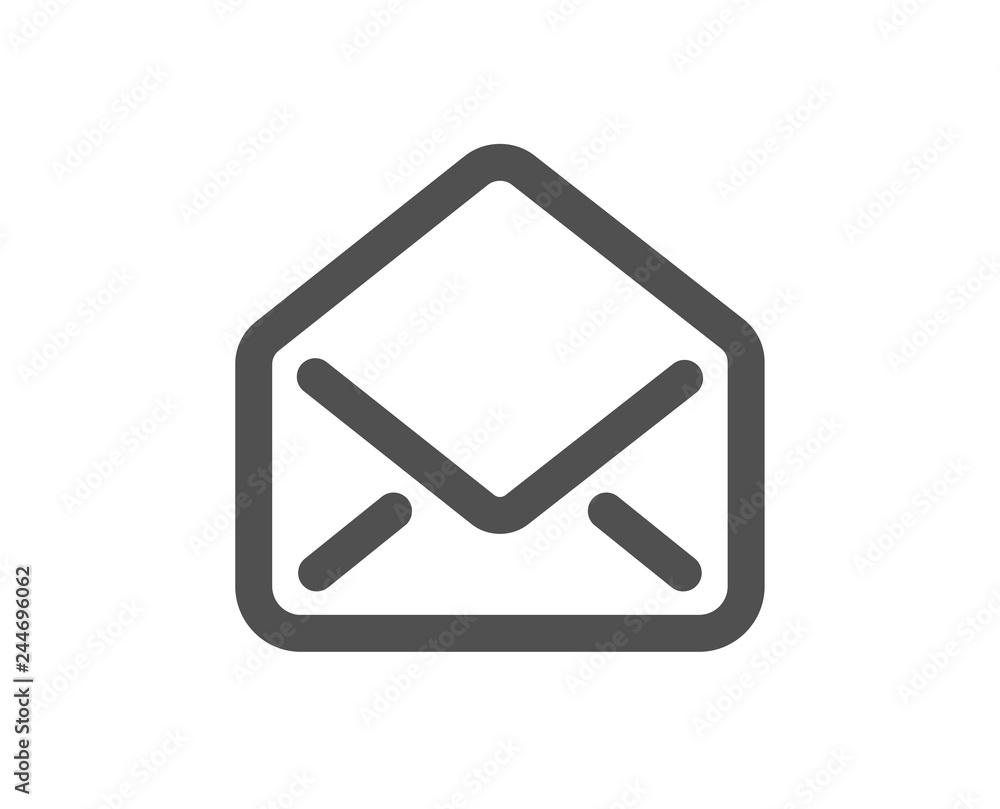 Mail icon. Message correspondence sign. E-mail symbol. Quality design element. Classic style icon. Vector Mail icon. Message correspondence sign. E-mail symbol. Quality design element. Classic style icon. Vector