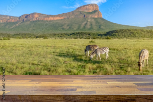 Empty table top for product...