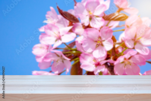 Empty table top for product...