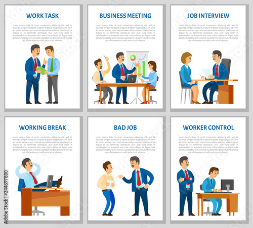 Work Task and Order of Boss, Job Interview Candidate