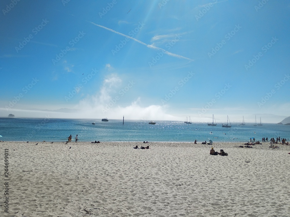 Naklejka premium Atlantic-Islas Cies 