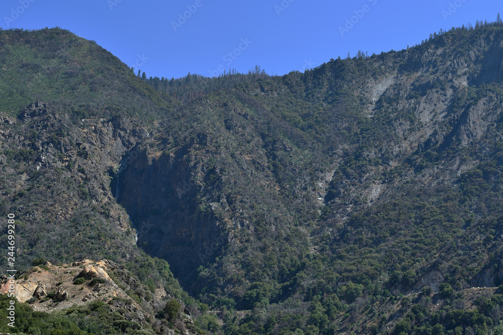 Sequoia and Kings Canyon National Park mountain landscape, California, USA