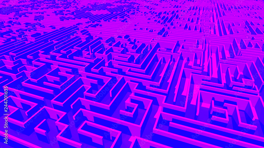 abstract background with maze abstract background with maze