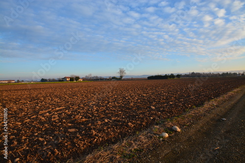 El campo listo para la siembra, Francia