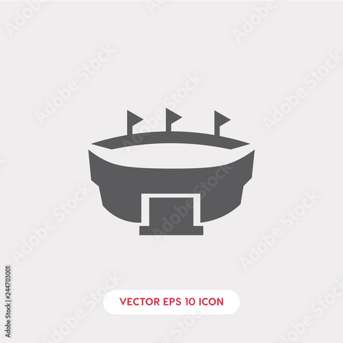 stadium icon vector 