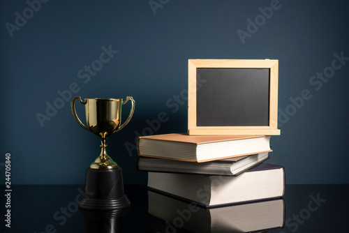 Trophy and stalking books with low light