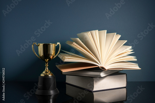 Trophy and stalking books with low light