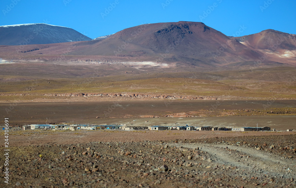 Lodgings in the middle of nowhere in Sur Lipez province, Potosi department of Bolivia Lodgings in the middle of nowhere in Sur Lipez province, Potosi department of Bolivia