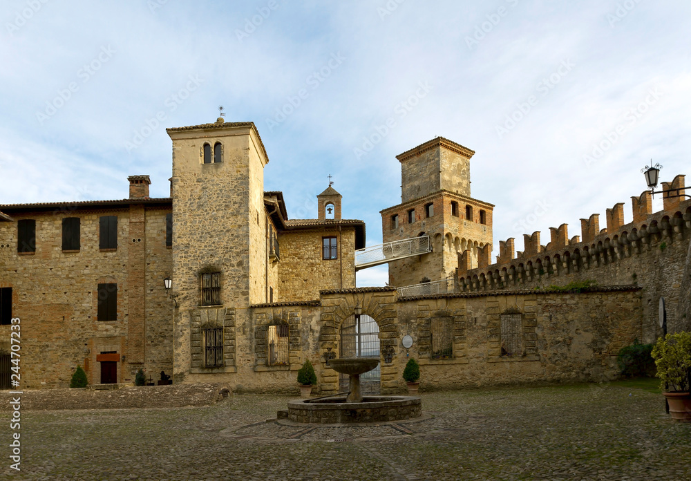 The fortified village of Vigoleno