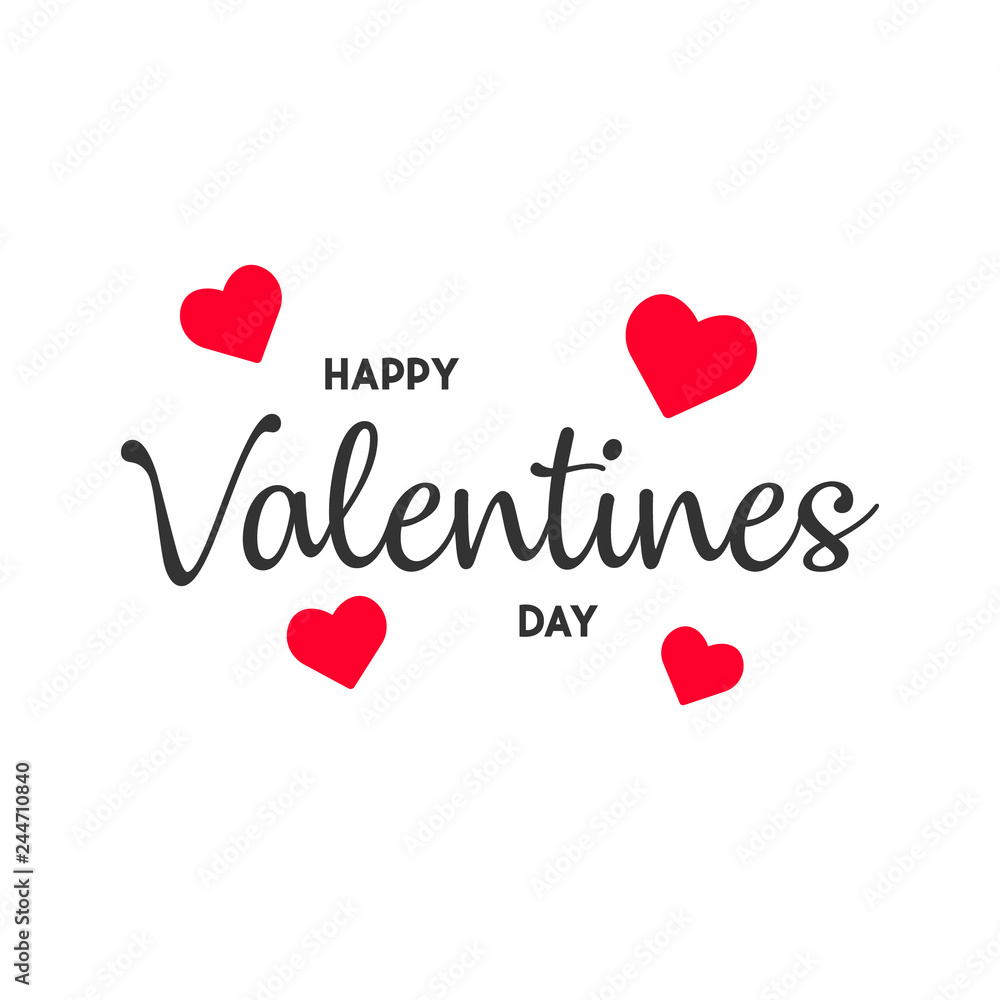 Happy Valentine s day card. modern background vector illustration EPS10