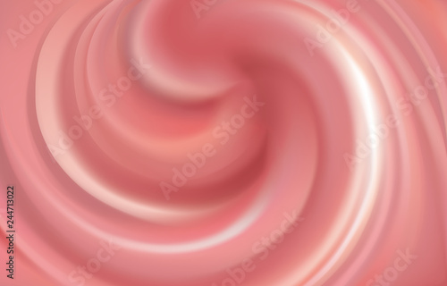 Vector background of swirling pink texture