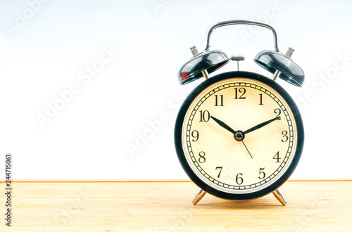 Clock with white background.