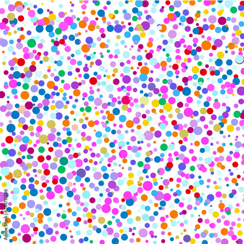  The colourful   confetti on a white background.       