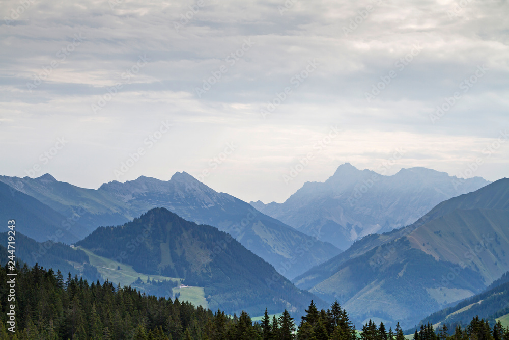 Obraz premium Ausblick von der Raazalpe