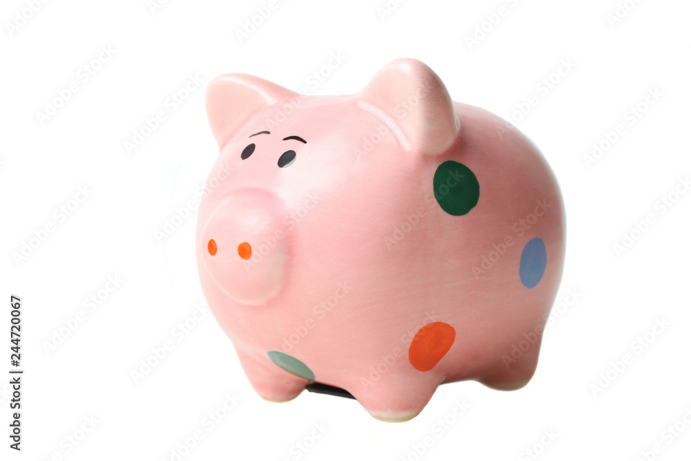 pink pig money box