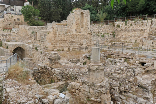 Pool of Bethesda ancient ruins